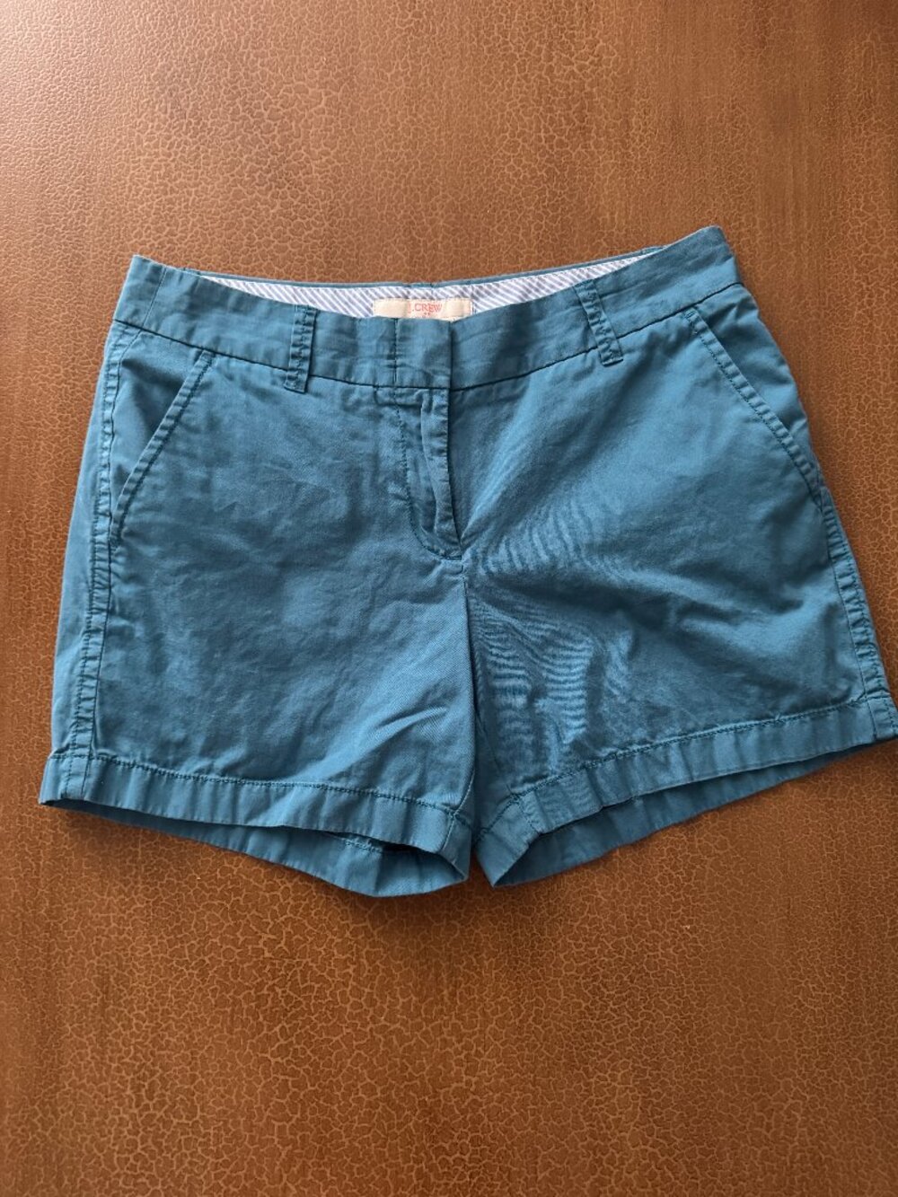 J Crew Chino "Broken-In" Dark Blue Shorts - Size 4